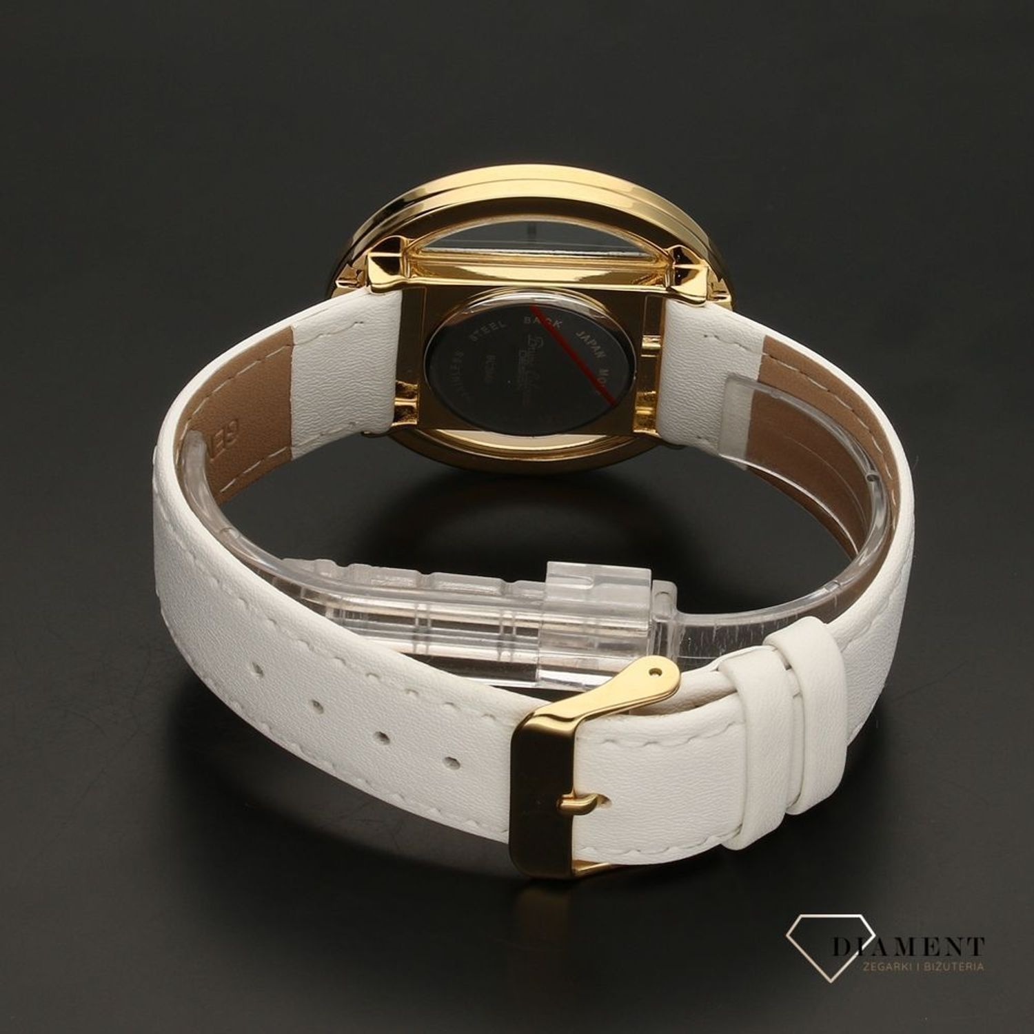 Zegarek damski Bruno Calvani BC2048 GOLD pasek biały (1).jpg